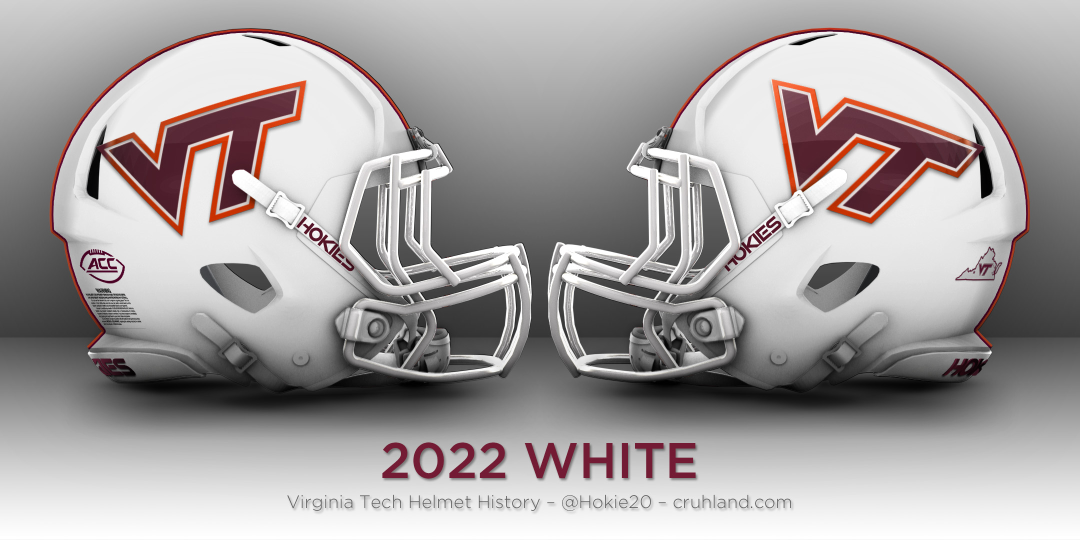 Virginia Tech Football Helmet History